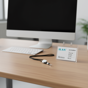 Cordino Personalizzato Ilan 45Cm con Clip per Porta Badge e Accessori - Product Image 3