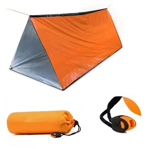 Carpa de Primeros Auxilios Portátil para 2 Personas, Impermeable, Resistente al Viento, de Emergencia, con Manta de Mylar para Acampar, JH-CS0046B, Película de Aluminio PE S - Product Image 1