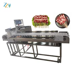 Stainless Steel Commercial Meat Skewers / Beef Skewer Making Machine / Lamb Skewer Machine