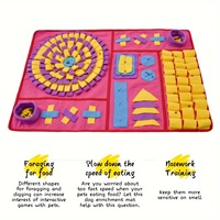 Intelligence Pet Sniffing Mat Soulager le Stress Antidérapant Chien Consommer de l'Énergie Sniffing Mat pour Chiens Chats Animaux