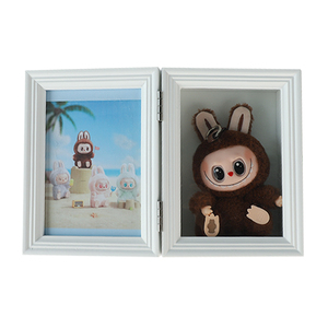 Marco de Madera Moderno <span class=keywords><strong>3D</strong></span> Plegable para Fotos y Recuerdos, Exhibición de Pared o Sobremesa - Deep Art - Product Image 2