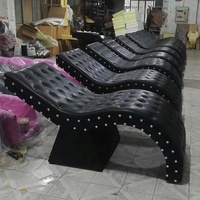 Table de massage électrique noire moderne pour salon de beauté et spa commercial, 1 moteur, cuir synthétique PU, métal, acrylique, mousse haute densité
