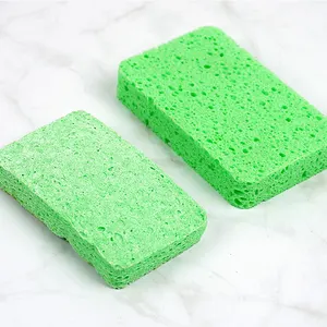 Hot Selling Factory Price 11*7*2cm Free Sample Scouring Pad Dish Cleaning Wholesale Cellulose Cloth