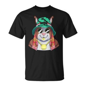 T-shirt Hip Hop Wild Rabbit, design streetwear Swag pour la fête de Pâques - Product Image 1