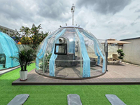 Dôme Igloo préfabriqué moderne pour hôtel, boutique, restauration et entrepôt – Tente bulle transparente d'extérieur à installation facile