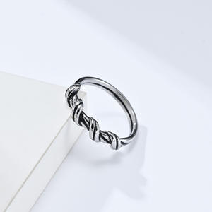 Titanium Steel <b>Ring</b> Unisex Steel Black Minimalist Style Gift Jewelry - Product Image 4