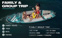 BLUEBAY vente en gros pas cher planches de sup debout gonflables personnalisées planche à pagaie gonflable de pêche