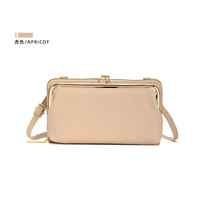 Mini sac à bandoulière en cuir Pu mat pour femme, sacoche pour téléphone portable, petit porte-cartes, pochette portefeuille pour femme