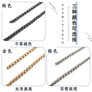 Collier à chaîne géométrique unisexe, bijoux Hip Hop pour hommes et femmes, accessoire cadeau - Product Image 3