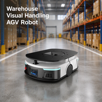 Robot AGV intelligent 1000 kg avec double laser SLAM, vitesse réglable, précision de 10 mm, solutions de livraison de matériaux industriels