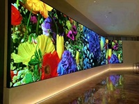 Écran LED COB P1.56 ultra-fin personnalisé HXTody, panneau mural vidéo intérieur, écran publicitaire en aluminium moulé sous pression, IP43