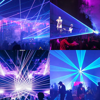 Luz Láser de Animación RGB de 15w a Todo Color SHTX, Software DMX512+ILDA, 25-35kpps para Discotecas y Escenarios Interiores, Proyector Láser de 10w, Luz de 8w