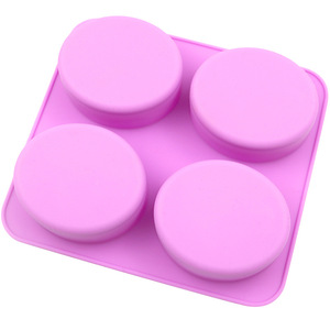 BPA Free 4 fori farfalla ovale torta in Silicone stampo in Silicone per sapone stampo per candela - Product Image 6