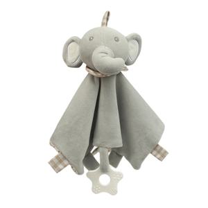 Manta Suave para Bebé con Oso <span class=keywords><strong>de</strong></span> Peluche - Manta <span class=keywords><strong>de</strong></span> Seguridad Infantil y Juguete <span class=keywords><strong>de</strong></span> Peluche Combinados, Toalla <span class=keywords><strong>de</strong></span> Abrazo para Dormir Recién Nacidos - Product Image 2