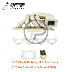 Tuyau d'échappement OTP pour Lancia Delta Integrale 2.0 16V Fiat Coupe Tur bo collecteur avec SUS304 inoxydable tache - Product Image 2