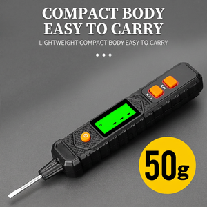 Mini voltmètre numérique sans contact, testeur de tension, écran LCD, 1000V, IP65, pour usage électricien - Product Image 4