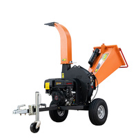 Broyeur de bois à disque à essence NEXAGROT GS150 15HP, capacité de 120 mm, système anti-colmatage pour les paysagistes professionnels