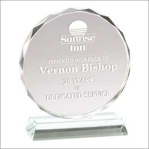 Trophée en cristal transparent personnalisé avec <span class=keywords><strong>plaque</strong></span> de reconnaissance, emballage avec boîte cadeau en papier - Product Image 2