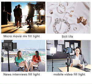 Uniforme de caméra U600 U800 et lumière vidéo lumineuse pour filmer des selfies en direct avec une gamme de luminosité complète haute définition de 0% à 100% - Product Image 5