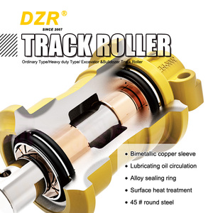Rouleau de chenille de bulldozer <span class=keywords><strong>D4</strong></span>/D4B/D4C/D4D/D4E/D4H, rouleau de chenille en acier à double bride, qualité ITM - Product Image 2