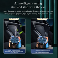 Diffuseur d'huiles essentielles pour voiture sans fil, rechargeable automatiquement, intelligent, de luxe, en gros