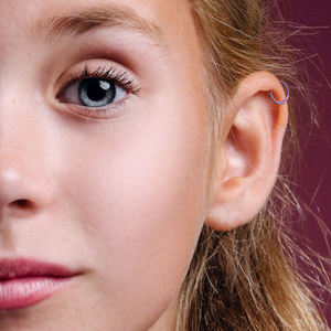 Nhẫn khuyên mũi giả mạ vàng bạc thép không gỉ liền mạch, kiểu dáng thiết kế thời trang, vòng khuyên mũi đen kiểu clicker - Product Image 6