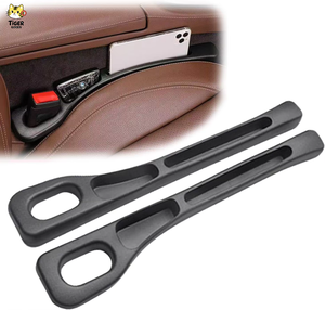2 Pièces No Drop Seat Guard, Organisateur de vide de place de siège de voiture universel amélioré 2025, Remplisseur de vide de place de voiture pour accessoires, téléphones - Product Image 1