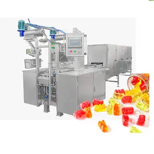 Automatic Mini Soft Jelly Gummy Bear Candy Manufacturing Machine Small