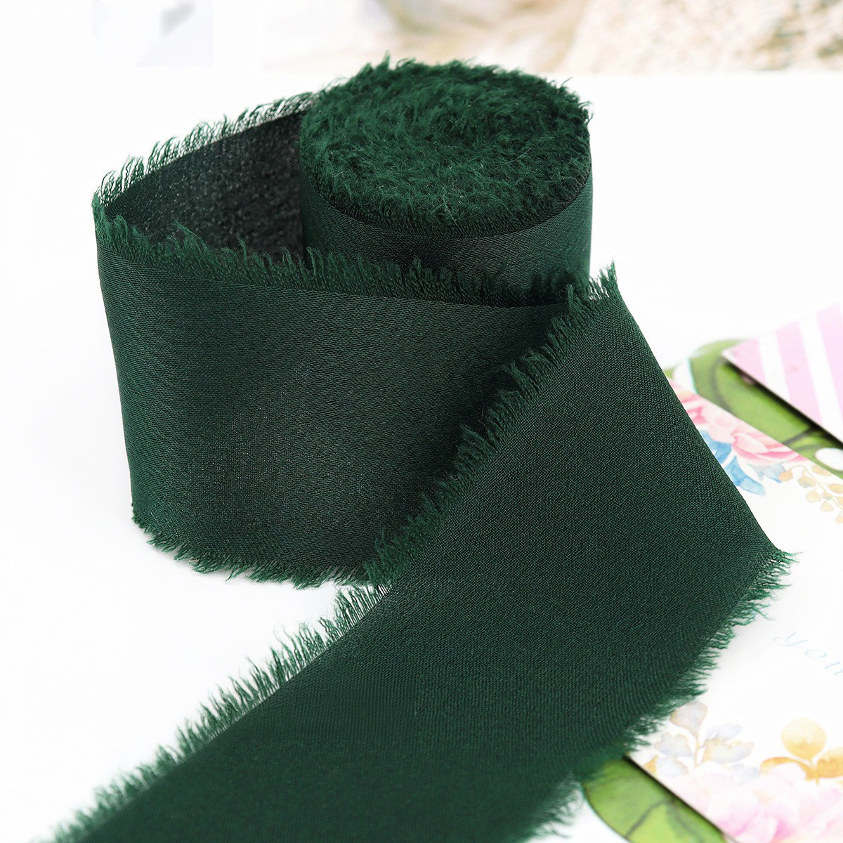 Vert foncé-4 cm, 5 mètres/rouleau