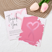 Tarjeta de Agradecimiento Personalizada con Impresión a Medida, Logotipo de Marca Personalizado, Tarjeta de Agradecimiento por su Pedido para Compras de Pequeñas Empresas