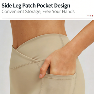 Shorts de <span class=keywords><strong>yoga</strong></span> taille haute personnalisables avec logo pour femme, contrôle du ventre, effet push-up, pour la gym, l'entraînement et la course - Product Image 6