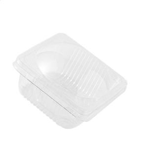 Оптовая продажа пластиковых круглых коробок для торта из Луны и яичного желтка одноразовая блистерная упаковочная коробка мини-коробка для торта на вынос - Product Image 6