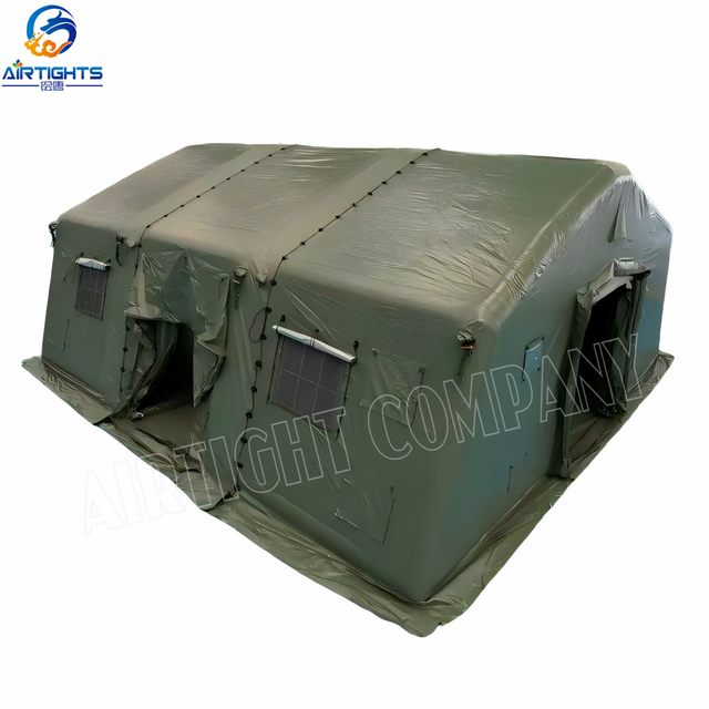 Weather Resistant Inflatable Camouflage Emergency Shelters Rescue Tent