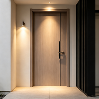 Porte intérieure en PVC imperméable, sans peinture, à panneau plat, résistante à l'humidité, pour salle de bain, pour zones humides, résidentielle