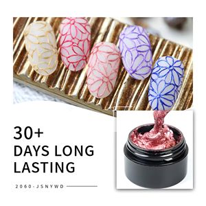 TRIONE/OEM Gel Nail Art Platine Métal 3D 4D pour Sculpture, Moulage, Peinture et Liner, Décoration d'Ongles, Vente en Gros, Marque Privée - Product Image 2