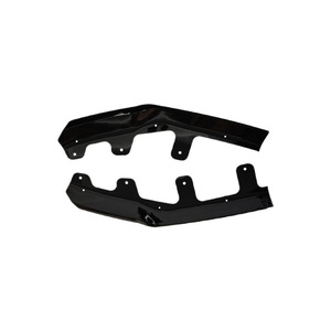 สปลิตเตอร์หน้า สำหรับ BMW U11 X1 MP รุ่นปี 2023 2024 สีดำเงา ผลิตจากพลาสติก ABS แบบ 2 ชิ้น สำหรับกันชนหน้า - Product Image 5