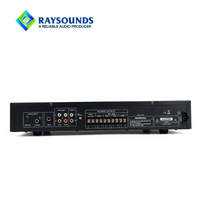 Amplificateur audio PA multi-zones 35W 4 canaux avec USB, carte SD et sirène pour écoles et mosquées (vente en gros)
