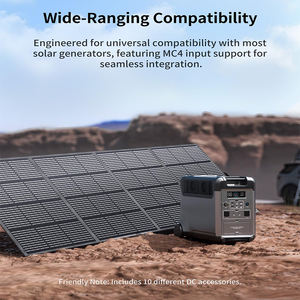 ALECTER Paneles Solares Plegables de Silicio Monocristalino de 400W de Alta Eficiencia (23.4%), Resistentes al Agua IP68, Cargador Duradero para Camping y Autocaravanas - Product Image 4