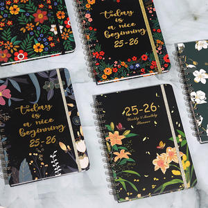 <span class=keywords><strong>2025</strong></span> calendrier de cahier de bobine à spirale A5 personnalisé de grande valeur pour la planification de la semaine du commerce extérieur couverture en papier Durable en gros - Product Image 4