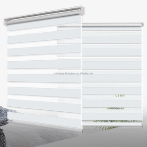 Trung Quốc nhà máy của hiện đại <span class=keywords><strong>Zebra</strong></span> Rèm 100% màn bán che ánh sáng có thể điều chỉnh rèm cửa sổ vải được xây dựng trong nhà - Product Image 2