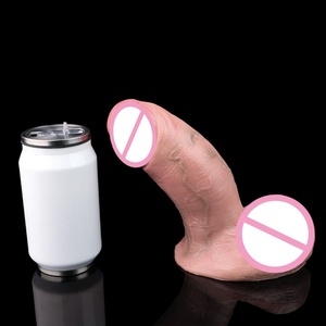 Dildo Realista de Silicona, Dildo Gigante para Mujeres con Forma Curva, Estimulación del Punto G - Product Image 6
