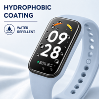 Protection d'écran en verre trempé ultra fin anti-empreintes digitales, anti-huile, anti-éclats pour Xiaomi Watch Mi Band 9 Active