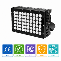 400W 600W 1200W 5050 Lampu Panggung LED RGBW RGB DMX 512 Komersial untuk Luar Ruangan, Model Stick Diffuse Platform Fire Screen, untuk Konser