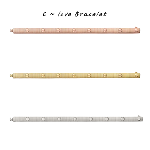 Brazalete de Diseño Inspirado en Marcas de Lujo, Infinitamente Flexible, con Motivo de Tornillo y Estilo Minimalista - Product Image 3