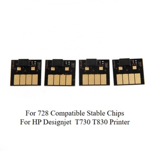 Kit de puces Supercolor 728 pour réinitialiseurs de puces d'imprimantes HP Designjet T730 T830 - Product Image 4