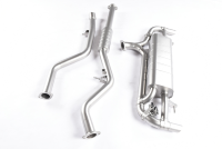 Penjualan Langsung Pabrik untuk bmw Seri 3 2019 325  Pipa Knalpot Kustom Stainless Steel 304 Catback Valve Exhaust Tip Muffler es