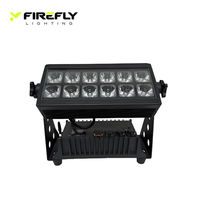Projecteur LED à piles 12x20W RGBWA+UV IP65 15400mAh Autonomie de 10 heures pour événements scéniques en extérieur