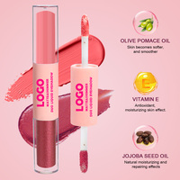 OCHAIN Marque Privée Fard à Paupières Vegan Imperméable Longue Durée Scintillant Brillant Métallique Paillettes 2 en 1 Double Fard à Paupières Liquide