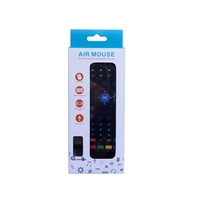 Mini Teclado MX3 2.4G Inalámbrico con Aprendizaje IR, Teclado Completo, Control Remoto Inteligente, Air Mouse, para TV Box, Android TV Stick