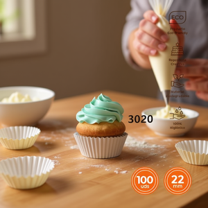 Trufa Bombo Paper Cake Mold 22 Mm Eco Friendly Biodegradable 100 Uds - Product Image 3